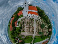 20180902-DJI 120 stitch  DCIM/PANORAMA/100_0120/DJI : dalby, drone, kyrka, panorama