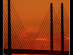 oresundsbron sunset