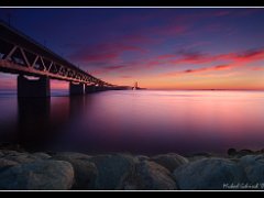 oresundsbron sunset 2008 07 24 2