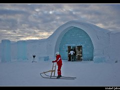 ice hotel spark  Ice Hotel Entrance