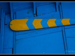 burano blue boat : venice