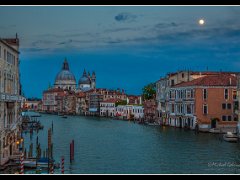 venice skyline evening : venice